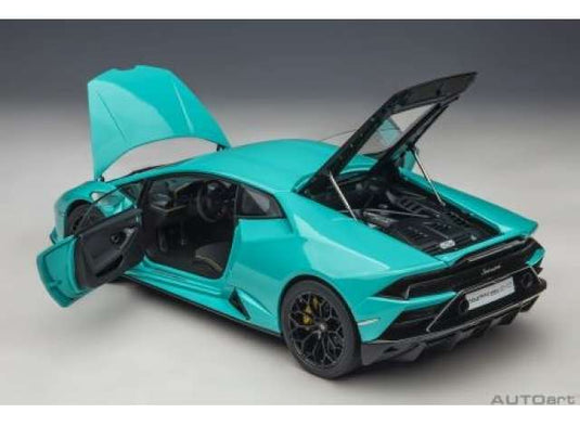 Lamborghini Huracan Evo, blu glauco/AUTOart 1/18ミニカー