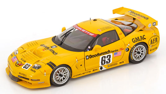 Chevrolet Corvette C5-R No 63 24h Le Mans 2001 Pruett OConnell Fellows / AUTOart 1/18 ミニカー