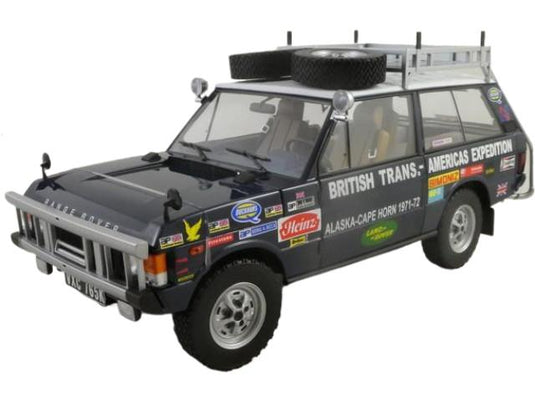 Land Rover Range Rover 1971 1972 ブリティッシュ トランスアメリカ 遠征仕様 765K/ Almost-Real 1/18 ミニカー