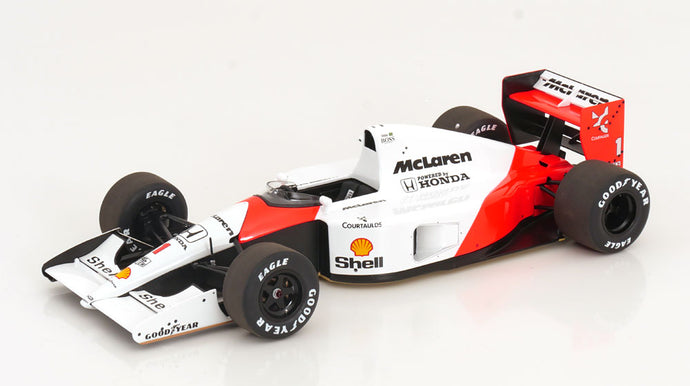 マクラーレン ホンダ MP4/6 日本GP ワールドチャンピオン 1991 セナ マクラーレンロゴ付き/ AUTOart 1/18 ミニカー