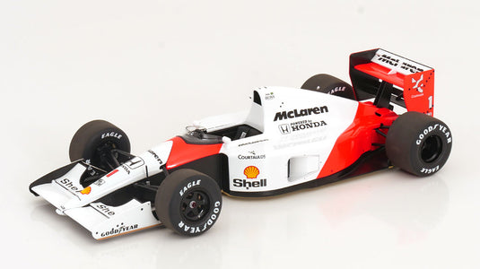 マクラーレン ホンダ MP4/6 日本GP ワールドチャンピオン 1991 セナ マクラーレンロゴ付き/ AUTOart 1/18 ミニカー