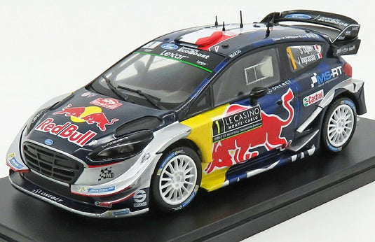 FORD ENGLANDフォードイングランド フィエスタ WRC 2017 モンテカルロラリー 優勝 S.OGIER ブルーレッドイエロー HACHETTE-WRC-FIA-WORLD-RALLY-CHAMPIONSHIP-COLLECTION / ED