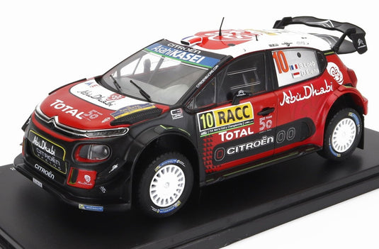 CITROENシトロエン C3 WRC 2018 カタルーニャラリー 優勝 SEBASTIAN LOEB ブラックレッドホワイト HACHETTE-WRC-FIA-WORLD-RALLY-CHAMPIONSHIP-COLLECTION / EDICOLA