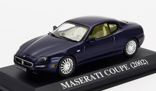 MASERATIマセラティ クーペ 2002 ブルー AUTO-SPORTIVE-COLLECTION / EDICOLA 1/43 ミニカー