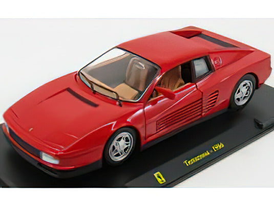 FERRARI - TESTAROSSA 1984 RED/EDICOLA 1/24ミニカー