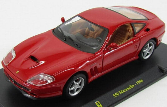 FERRARIフェラーリ 550 MARANELLOマラネロ 1996 レッド LE-GRANDI-FERRARI-COLLECTION-CENTAURIA / EDICOLA 1/24 ミニカー
