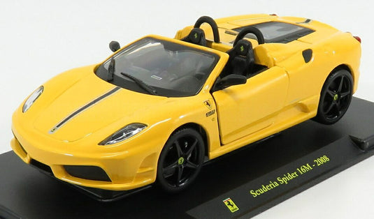 FERRARIフェラーリ F430 スクーデリア スパイダー 16M 2008 イエロー LE-GRANDI-FERRARI-COLLECTION-CENTAURIA / EDICOLA 1/24 ミニカー