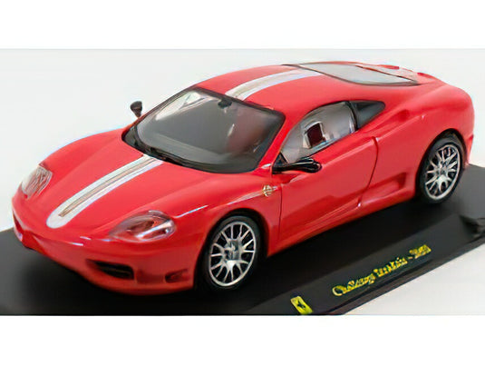 FERRARI - 360 CHALLENGE STRADALE 2003 RED/EDICOLA 1/24ミニカー