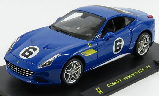 FERRARIフェラーリ カリフォルニア T 1971 512Mにインスパイアされたモデル ブルー LE-GRANDI-FERRARI-COLLECTION-CENTAURIA / EDICOLA 1/24 ミニカー