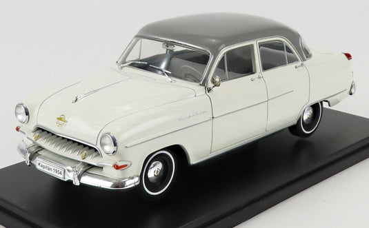 OPELオペル カピテーン 1954 ホワイトグレー HACHETTE-OPEL-COLLECTION / EDICOLA 1/24 ミニカー