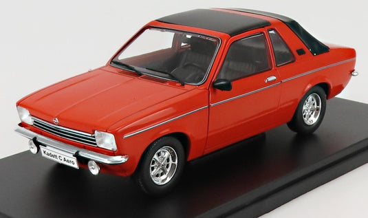 OPELオペル カデット C エアロ セミコンバーチブル 1976 オレンジブラック HACHETTE-OPEL-COLLECTION / EDICOLA 1/24 ミニカー