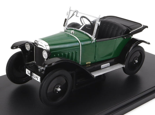 OPELオペル 4/12 PS LAUBFROSCH カブリオレ オープン 1924 レッド ブラック HACHETTE-OPEL-COLLECTION / EDICOLA 1/24 ミニカー