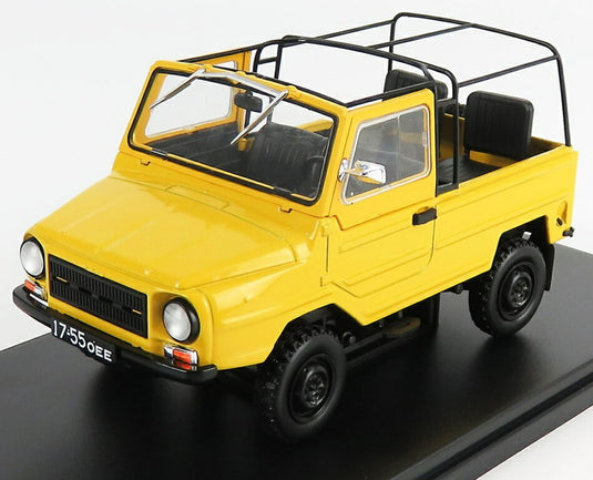 LUAZルアズ 969M オープン VOLYN 1967 ダメージブリスターボックス イエロー EAST-LEGENDARY-CARS-HACHETTE / EDICOLA 1/24 ミニカー