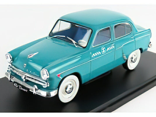 MOSKVITCH - 407 TAXI 1959 - DAMAGE BLISTER BOX - BLUE/EDICOLA 1/24模型モデルキット