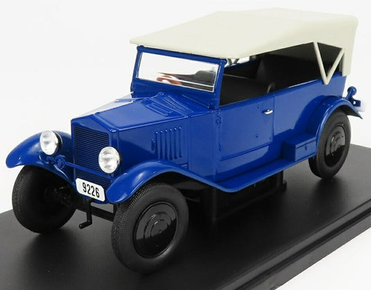 NAMI 1 ソフトトップ 1927 ダメージブリスターボックス ブルー グレー EAST-LEGENDARY-CARS-HACHETTE / EDICOLA 1/24 ミニカー