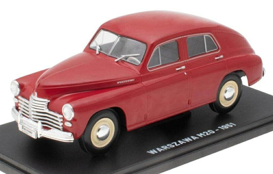 WARSZAWAワルシャワ M20 1951 レッド EAST-LEGENDARY-CARS-HACHETTE / EDICOLA 1/24 ミニカー