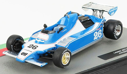 LIGIERリジェ F1 JS11 N 26 1979 ジャック ラフィット ライトブルー ホワイト FORMULA1-THE-CAR-COLLECTION-SALVAT / EDICOLA 1/43 ミニカー