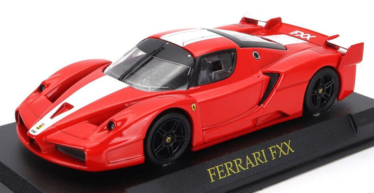 FERRARIフェラーリ FXX 2005 レッド ホワイト F-A-B-B-R-I EDITORI-FERRARI-COLLECTION / EDICOLA 1/43 ミニカー