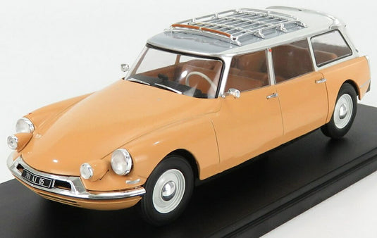 CITROENシトロエン ID19 ブレーク 1959 ベージュ ライトグレー CITROEN-COLLECTION-HACHETTE / EDICOLA 1/24 ミニカー