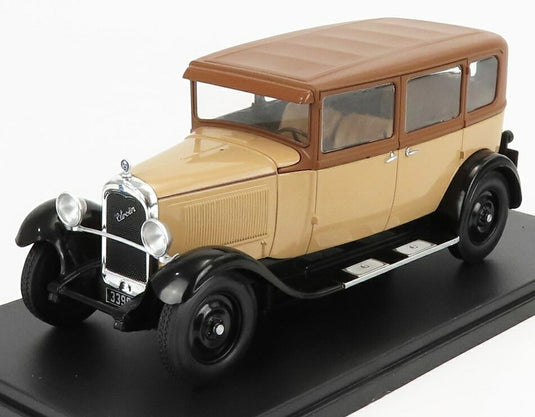 CITROENシトロエン C4 リムジン 1930 ベージュ ブラウン CITROEN-COLLECTION-HACHETTE / EDICOLA 1/24 ミニカー
