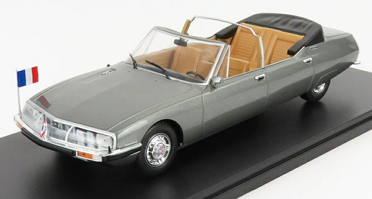 CITROENシトロエン SM プレジデンシャル カブリオレ 1972 グレーメタリック CITROEN-COLLECTION-HACHETTE / EDICOLA 1/24 ミニカー