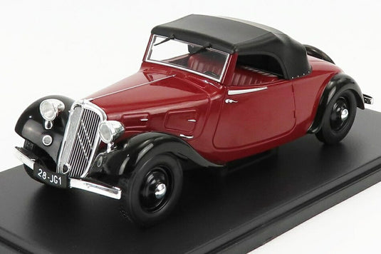CITROENシトロエン トラクション 7C アバント カブリオレ ソフトトップ 1934 カッパーブラック CITROEN-COLLECTION-HACHETTE / EDICOLA 1/24 ミニカー
