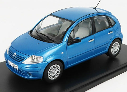 CITROENシトロエン C3 エクスクルーシブ 2002 ライトブルー CITROEN-COLLECTION-HACHETTE / EDICOLA 1/24 ミニカー