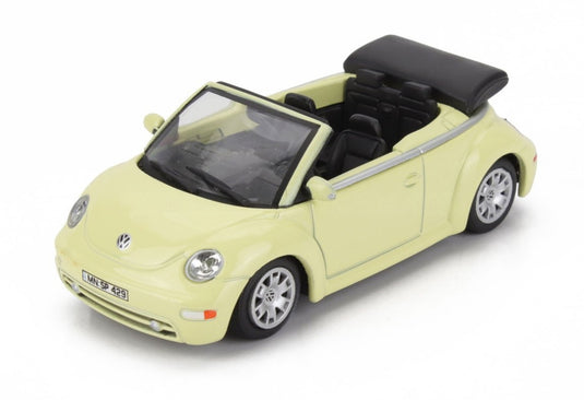 VOLKSWAGENフォルクスワーゲン ニュービートル カブリオレ オープン 2003 ベージュ DEAGOSTINI-SPIDER-&-CABRIOLET-COLLECTION / EDICOLA 1/43 ミニカー