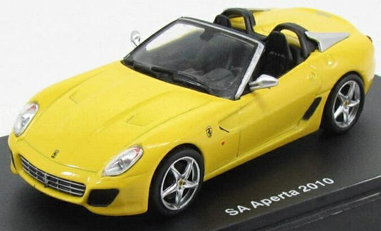 FERRARIフェラーリ SA アペルタ スパイダー カブリオレ 2010 イエロー CENTAURIA-FERRARI-GT-COLLECTION / EDICOLA 1/43 ミニカー