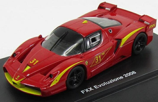 FERRARIフェラーリ FXX エボルツィオーネ N 31 レーシング 2007 レッドイエロー CENTAURIA-FERRARI-GT-COLLECTION / EDICOLA 1/43 ミニカー