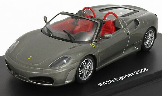 FERRARIフェラーリ F430 スパイダー 2005 グレーメタリック CENTAURIA-FERRARI-GT-COLLECTION / EDICOLA 1/43 ミニカー