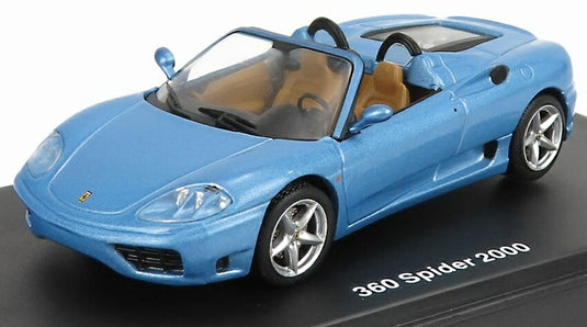 FERRARIフェラーリ 360 SPIDER 2000 ライトブルーメタリック CENTAURIA-FERRARI-GT-COLLECTION / EDICOLA 1/43 ミニカー