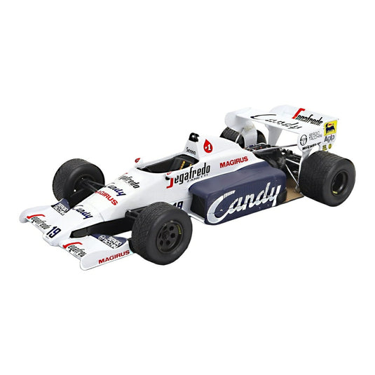 【予約】 Tolemanトールマン F1 TG184 Hart Turbo #19 1984 Ayrton Senna ホワイト/ブルー LE GRANDI F1 COLLECTI / EDICOLA 1/24 ミニカー