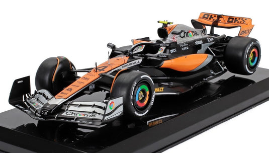 McLARENマクラーレン F1 MCL60 N 4 2023年イギリスGP 2位 ランドノリス ブリスターBOX オレンジブラック LE-GRANDI-F1-COLLECTION-CENTAURIA / EDICOLA 1/24 ミニカー
