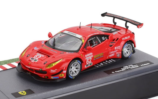 FERRARIフェラーリ 488 GTE 3.9L V8 チームリジ デイトナ24h 2017 フィジケラ レッド / EDICOLA 1/43 ミニカー