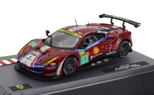 FERRARIフェラーリ 488 GT3 3.9L ターボ V8 チーム AF CORSE No.51 シルバーストン6時間 2017 レッド / EDICOLA 1/43 ミニカー