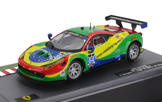 FERRARIフェラーリ 458 イタリア GT3 4.5L V8 チーム スクーデリア コルサ No.64 デイトナ24時間 2015 レッド / EDICOLA 1/43 ミニカー