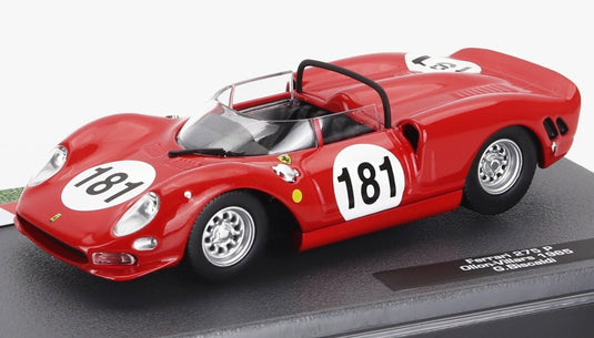 FERRARIフェラーリ 275P スパイダー No.181 オロン ヴィラール 1965 レッド CENTAURIA-FERRARI-RACING-COLLECTION / EDICOLA 1/43 ミニカー