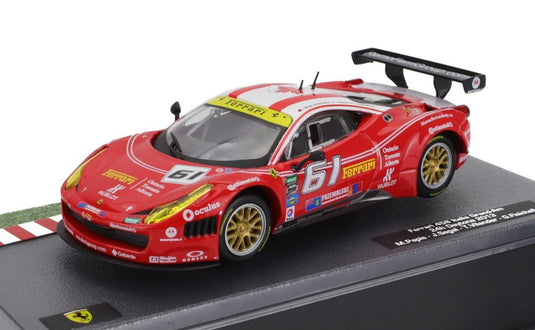 FERRARIフェラーリ 458 イタリア GT3 4.5L V8 チーム AIM モータースポーツ No.61 デイトナ24時間 2013 / EDICOLA 1/43 ミニカー