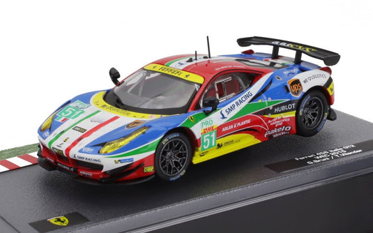 FERRARIフェラーリ 458 イタリア GT2 4.5L V8 チーム AF CORSE No.51 WEC 2015 ブルーレッドホワイト / EDICOLA 1/43 ミニカー
