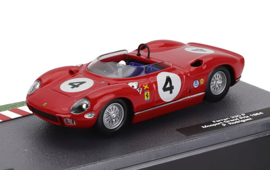 FERRARIフェラーリ 330P スパイダー 4.0L V12 No.4 モスポート グランプリ 1964 レッド / EDICOLA 1/43 ミニカー