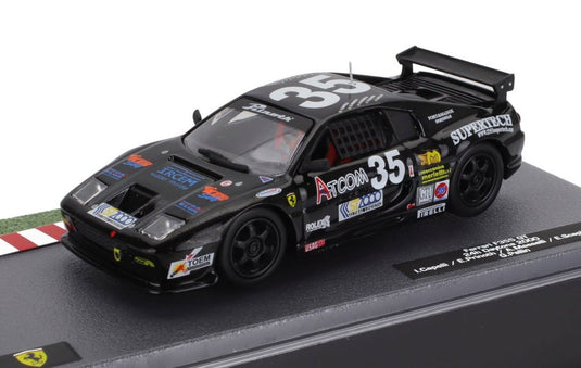 FERRARIフェラーリ F355 3.5L V8 チーム スカピーニ モータースポーツ No.35 デイトナ24時間 2000 ブラック / EDICOLA 1/43 ミニカー