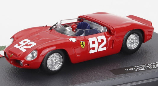 FERRARIフェラーリ ディーノ 246SP スパイダー No.92 優勝 ニュルブルクリンク1000km 1962 レッド CENTAURIA-FERRARI-RACING-COLLECTION / EDICOLA 1/43 ミニカー