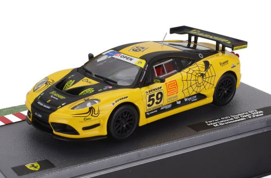 FERRARIフェラーリ F430 GT3 スクーデリア ケッセルレーシング No.59 GTオープン 2009 イエローブラック / EDICOLA 1/43 ミニカー