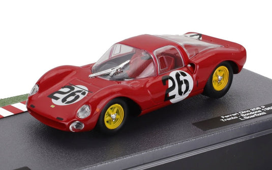 FERRARIフェラーリ 206SP ディーノ スパイダー スクーデリア フェラーリ No.26 優勝 トレント ボンドーネ 1965 / EDICOLA 1/43 ミニカー