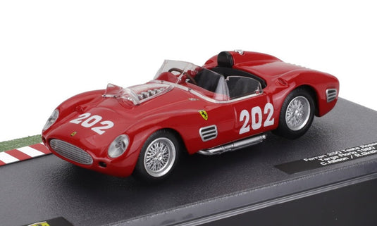 FERRARIフェラーリ 250TR スパイダー No.202 タルガ フローリオ 1960 レッド / EDICOLA 1/43 ミニカー