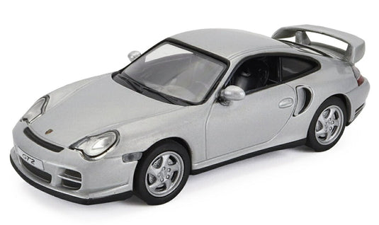 PORSCHEポルシェ 911 996 GT2 COUPE 2000 シルバー PORSCHE-COLLECTION-DEAGOSTINI / EDICOLA 1/43 ミニカー