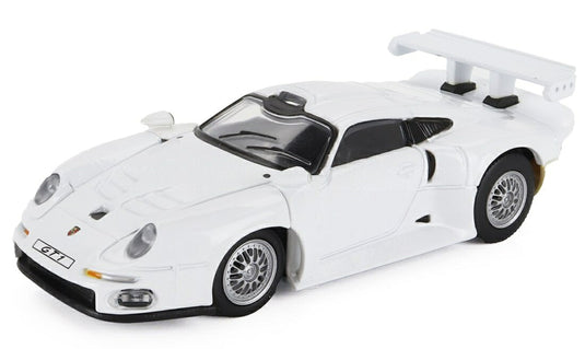 PORSCHEポルシェ 911 GT1 1995 ホワイト PORSCHE-COLLECTION-DEAGOSTINI / EDICOLA 1/43 ミニカー