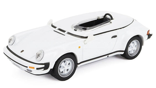 PORSCHEポルシェ 911 CARRERA SPEEDSTER 1987 ホワイト PORSCHE-COLLECTION-DEAGOSTINI / EDICOLA 1/43 ミニカー