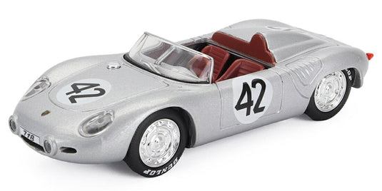 PORSCHEポルシェ 718 RS60 N 42 1960年セブリング12h優勝 H.HERRMANN シルバー PORSCHE-COLLECTION-DEAGOSTINI / EDICOLA 1/43 ミニカー
